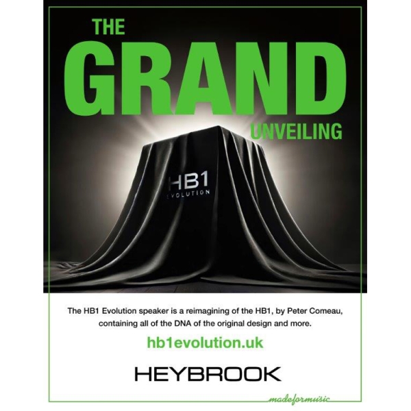 World Premier of The Heybrook HB1 Evolution Loudspeaker 